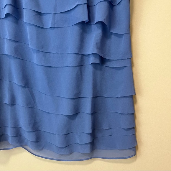 White House Black Market Sleeveless Ruffle Blouse - Picture 4 of 11